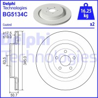 BG5134C DELPHI Гальмівний диск