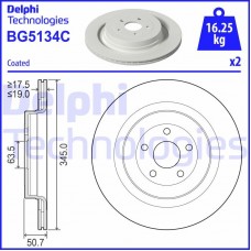 BG5134C DELPHI Гальмівний диск