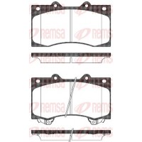 1506.02 REMSA Комплект гальмівних колодок дисковий гальм