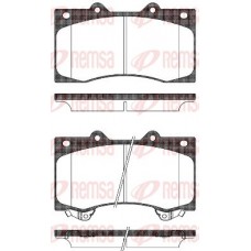 1506.02 REMSA Комплект гальмівних колодок дисковий гальм