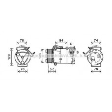 FDAK482 AVA QUALITY COOLING Компресор кондиціонера