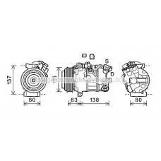 RTAK630 AVA QUALITY COOLING Компресор кондиціонера