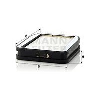 CU 18 000-2 MANN-FILTER Фільтр повітря у внутрішньому просторі