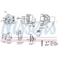 93347 NISSENS Компресор наддуву