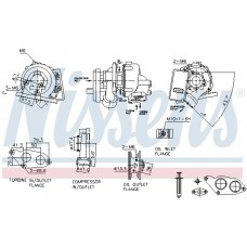 93347 NISSENS Компресор наддуву