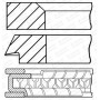 08-446800-00 GOETZE ENGINE Комплект поршневих кілець