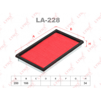 LA-228 LYNXauto Повітряний фільтр