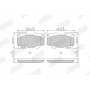 572625J JURID Комплект гальмівних колодок дисковий гальм