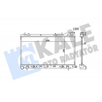 364900 KALE OTO RADYATÖR Радіатор охолодження двигуна