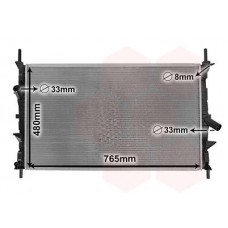 18012706 VAN WEZEL Радіатор охолодження двигуна