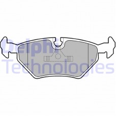 LP555 DELPHI Комплект гальмівних колодок дисковий гальм