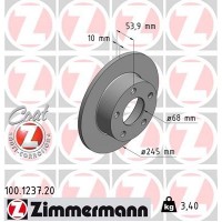 100.1237.20 ZIMMERMANN Гальмівний диск