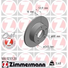 100.1237.20 ZIMMERMANN Гальмівний диск