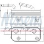 90658 NISSENS масляний радіатор, Автоматична коробка передач