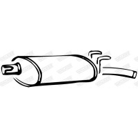 14250 WALKER Глушник вихлопних газів кінцевий