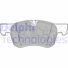 LP2689 DELPHI КомплеК т гальмівних колодок, дискове гальмо