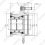 GH23740T GMB Комплект підшипника ступиці колеса