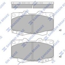 SP1375 Hi-Q Комплект гальмівних колодок дисковий гальм