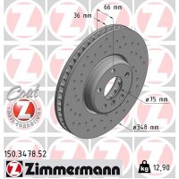 150.3478.52 ZIMMERMANN Гальмівний диск