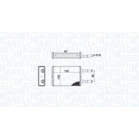 350218476000 MAGNETI MARELLI Теплообмінник обігрів салону