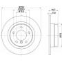 8DD 355 120-231 HELLA PAGID Гальмівний диск