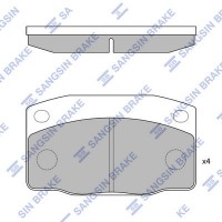 SP1055 Hi-Q Комплект гальмівних колодок дисковий гальм