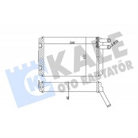 352050 KALE OTO RADYATÖR Теплообмінник обігрів салону
