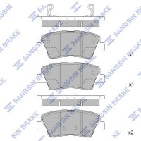 SP1239 Hi-Q КомплеК т гальмівних колодок, дискове гальмо
