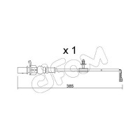 SU.348 CIFAM Сигналізатор зносу гальмівних колодок