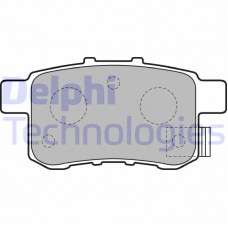 LP2145 DELPHI Комплект гальмівних колодок дисковий гальм