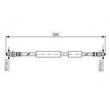1 987 476 603 BOSCH Гальмівний шланг
