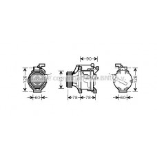 TOAK443 AVA QUALITY COOLING Компресор кондиціонера