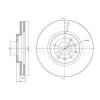 23-1060C METELLI Гальмівний диск