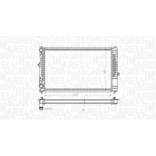 350213712000 MAGNETI MARELLI Радіатор охолодження двигуна