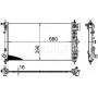 CR 1098 000P MAHLE Радіатор охолодження двигуна