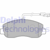 LP2190 DELPHI Комплект гальмівних колодок дисковий гальм