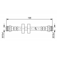 1 987 481 581 BOSCH Гальмівний шланг