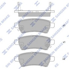 SP1477 Hi-Q Комплект гальмівних колодок дисковий гальм