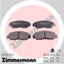 23729.155.1 ZIMMERMANN Комплект гальмівних колодок дисковий гальм