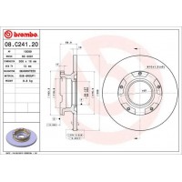 08.C241.20 BREMBO Гальмівний диск