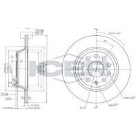 78BD5619-2 ICER Гальмівний диск