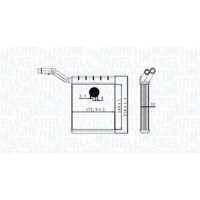 350218480000 MAGNETI MARELLI Теплообмінник обігрів салону