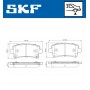 VKBP 90214 A SKF КомплеК т гальмівних колодок, дискове гальмо