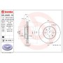 09.A445.10 BREMBO Гальмівний диск