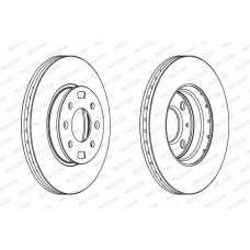 DDF1603C FERODO Гальмівний диск