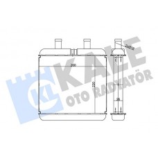 346590 KALE OTO RADYATÖR Теплообмінник обігрів салону