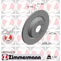 400.5545.20 ZIMMERMANN Гальмівний диск