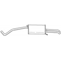 42626 SIGAM Глушник вихлопних газів кінцевий