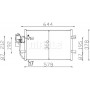 AC 351 000S MAHLE Конденсатор кондиціонера