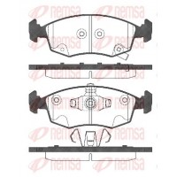 0172.72 REMSA Комплект гальмівних колодок дисковий гальм